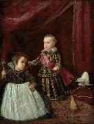 Diego Velazquez Prince Baltasar Carlos with a Dwarf (df01) oil on canvas